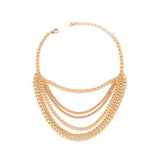 Multilayer Tassel Heel Chain Anklet for Women Girl Gift