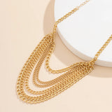 Multilayer Tassel Heel Chain Anklet for Women Girl Gift