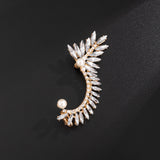 Bohemian Crystal Ear Cuff Wrap Clip Earrings