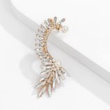 Bohemian Crystal Ear Cuff Wrap Clip Earrings
