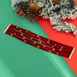 Red Velvet Chunky Clavicle Chain Necklace for Women