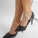 Boho Tassel High Heel Anklets for Women