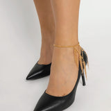 Boho Tassel High Heel Anklets for Women