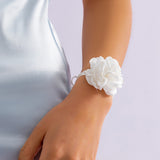 Big Rose Flower Chain Bracelet for Women Y2K Charm Bangle Couple Jewelry
