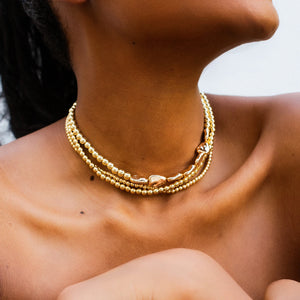 Vintage CCB Ball Chain Necklace for Women Men
