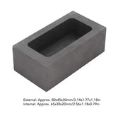 35ml Rectangular Graphite Ingot Mold for Aluminum Melting