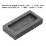 Graphite Ingot Mold 40x15x4mm for DIY Projects