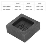 Heat Resistant 2000? Graphite Ingot Mold for Silver Metals Melting