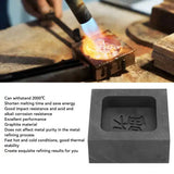 Heat Resistant 2000? Graphite Ingot Mold for Silver Metals Melting