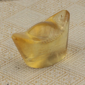 Natural Calcite/Selenite Stone Beads for Home Ornaments