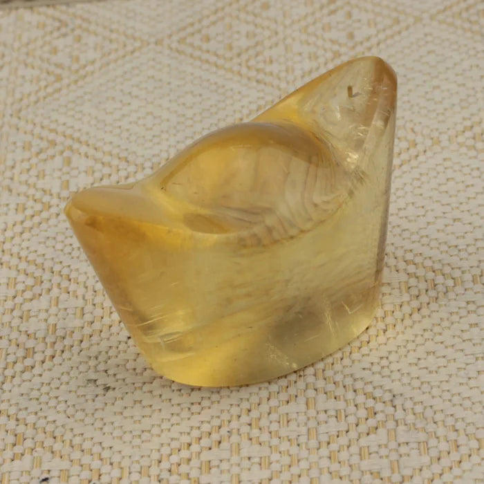 Natural Calcite/Selenite Stone Beads for Home Ornaments