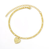 Heart Anklets For Women Stainless Steel Summer Beach Foot Boho Jewelry