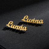 Initial Jewelry Name Earring Stainless Steel Personalized Boucle D'oreille