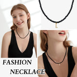 Initial Letter Necklace A Pendant, Cubic Zirconia Name Jewelry