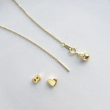 Silver Initial Letter Necklace Angel Gift Choker Heart Pendant