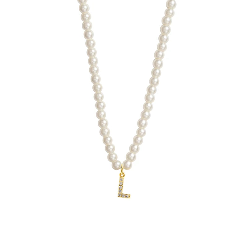 Vintage Simulated Pearls Choker Necklace for Women