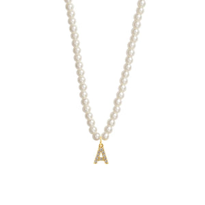 Vintage Simulated Pearls Choker Necklace for Women
