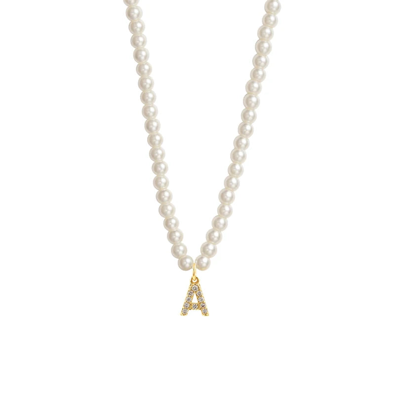 Vintage Simulated Pearls Choker Necklace for Women