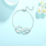 Infinity Loop Name Bracelet Personalized Jewelry