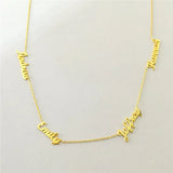 Initial Necklace Friendship Jewelry Stainless Steel Products For Women