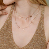 Initial Necklace Personalized 1-8 Letters Stainless Steel Women Alphabet Jewelry