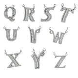 Letter Necklace with CZ Plated Jewelry for Women