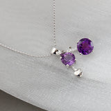 Amethyst Constellation 925 Silver Pendant High Style Jewelry