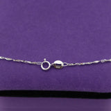Crystal Zircon Pentagram Star Pendant 925 Sterling Silver Necklace