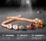Candy Tourmaline Bracelet Women's Colorful Jewelry Bracelet Summer Bracelets