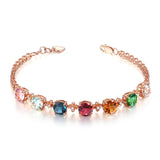 Candy Tourmaline Bracelet Women's Colorful Jewelry Bracelet Summer Bracelets