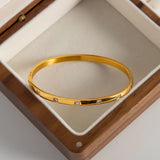 Zircon Bracelet Stainless Steel 18K Plated Waterproof Jewelry Gift