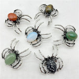 Crystal Agate Spider Necklace/Brooch Pendant Jewelry Gift