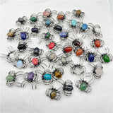 Crystal Agate Spider Necklace/Brooch Pendant Jewelry Gift