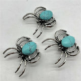 Crystal Agate Spider Necklace/Brooch Pendant Jewelry Gift