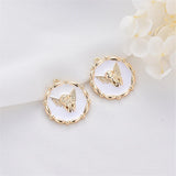 Zircon Enamel Angel Charms Pendant Jewelry Finding