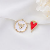 Zircon Enamel Angel Charms Pendant Jewelry Finding