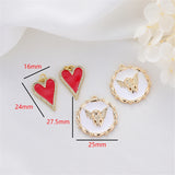 Zircon Enamel Angel Charms Pendant Jewelry Finding