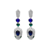 Colorful Snake Earring for Women High-Grade Jewelry