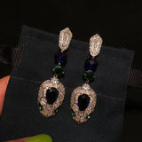 Colorful Snake Earring for Women High-Grade Jewelry