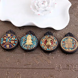 Indian Golden Buddha Pendant Copper Beads for Jewelry Making