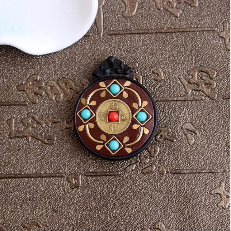 Indian Golden Buddha Pendant Copper Beads for Jewelry Making