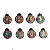 Indian Golden Buddha Pendant Copper Beads for Jewelry Making