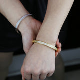Double Row CZ Iced Bangle Bracelet for Women