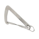 Stainless Steel Caliper Ruler 0-10mm Jewelry Stones Measuring Tool