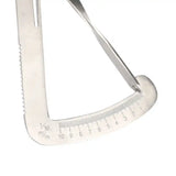 Stainless Steel Caliper Ruler 0-10mm Jewelry Stones Measuring Tool