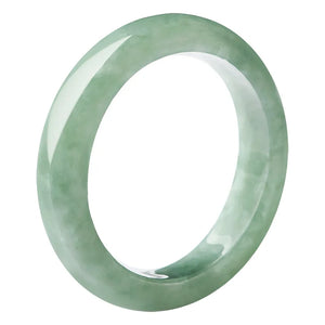 Natural Emerald A-goods Ring For Men Women Couple Pair Circle Jade Hand Jewelry