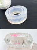 Silicone Round Bracelet Mould For Resin Real Flower DIY Mold Bangle