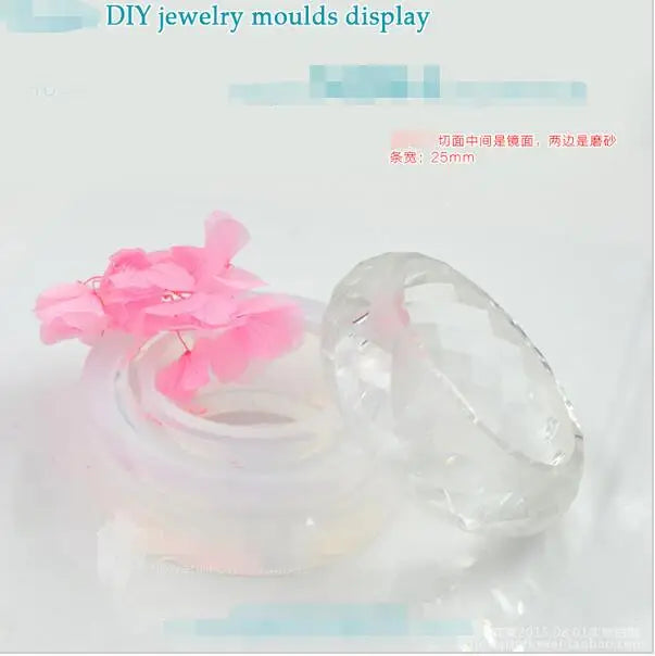 Silicone Round Bracelet Mould For Resin Real Flower DIY Mold Bangle