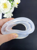 Silicone Round Bracelet Mould For Resin Real Flower DIY Mold Bangle