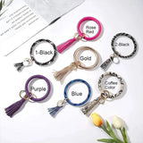 Stylish Bracelet Keychain With Tassel Pendant
